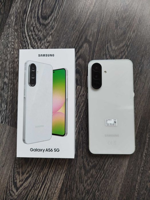 НОВ!Samsung Galaxy A56 5G 128GB 8RAM lightgray 2г. Гаранция