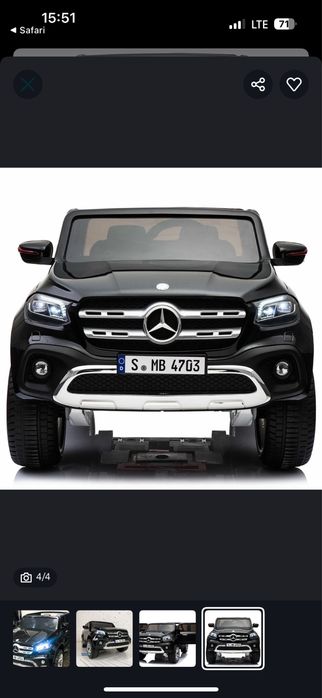 Mercedes benz X class детский электромобиль