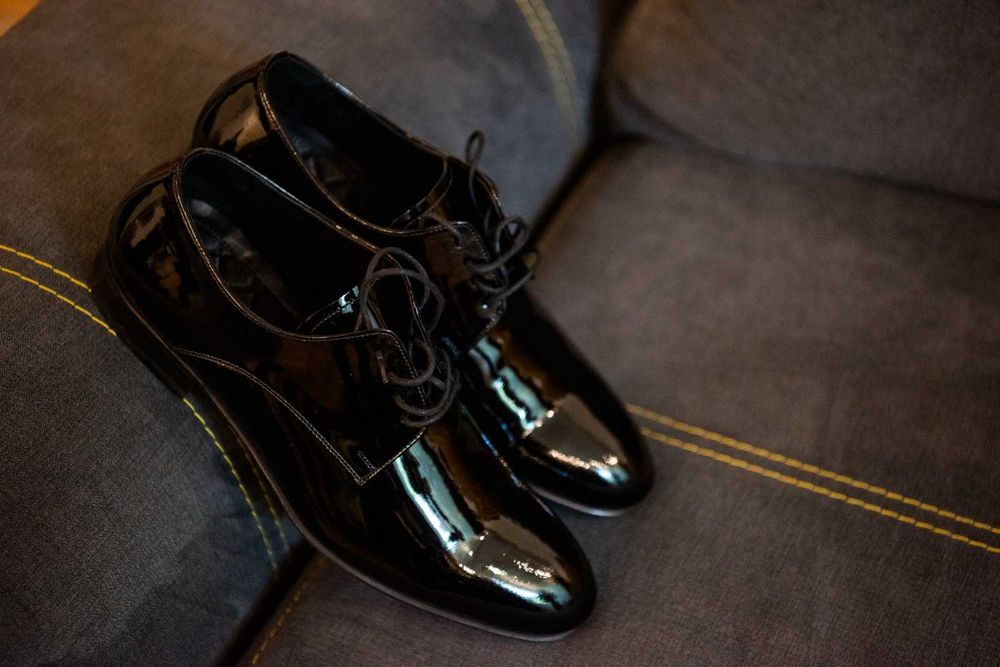 Pantofi de ceremonie marimea 42 + curea CADOU