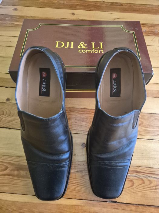 Мъжки италиански кожени обувки от естествена кожа