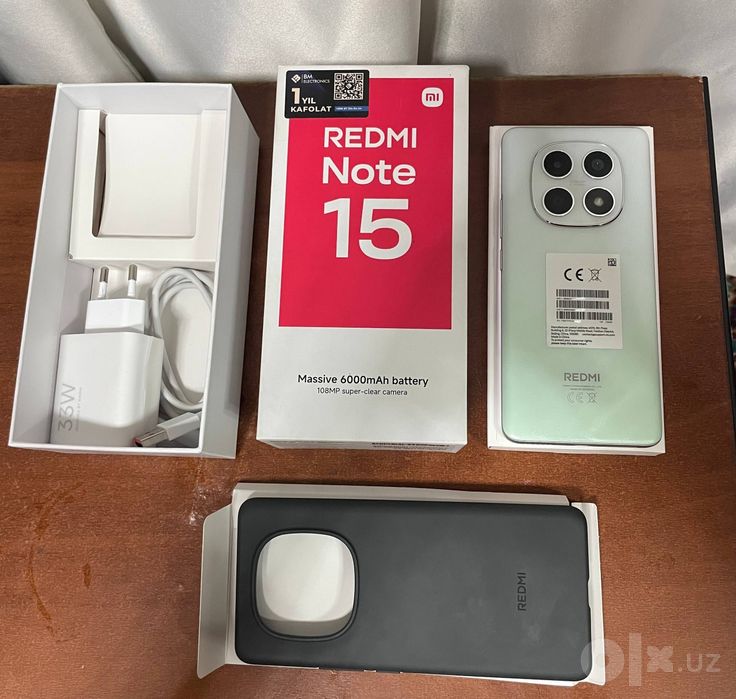 Redmi note 15 ideal 6/128 tali kar dak full