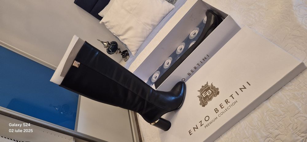 Cizme piele Enzo Bertini, masura 37