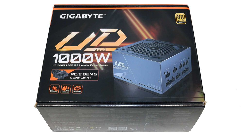 Блок питание  GIGABYTE GP-UD1000GM PG5 Rev2.0 - PCIe5.0 black