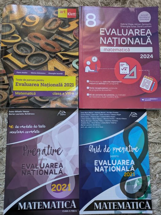 Culegeri de matematică gimnaziu + Evaluare națională