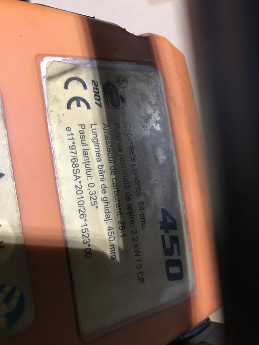 Drujba Ruris 450 pe Benzina