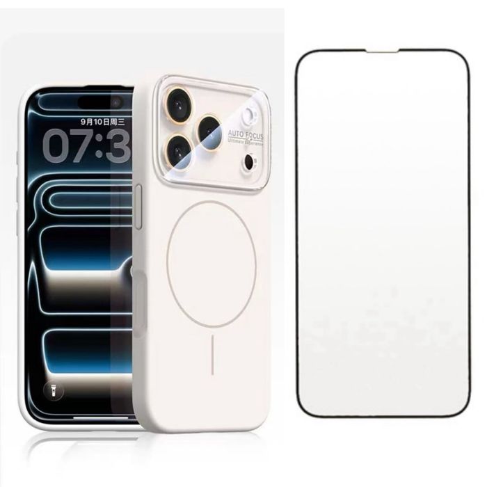 Iphone 17 17 PRO 17 PRO MAX - Husa Magsafe Autofocus + Folie Sticla