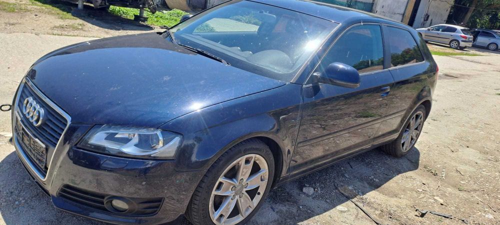 Piese Audi A3 Coupe Facelift - Faruri Bi-xenon  Bara fata cu spalatoare aripi stanga dreapta , trager , capota , motor 1.4 TSI cod CAX