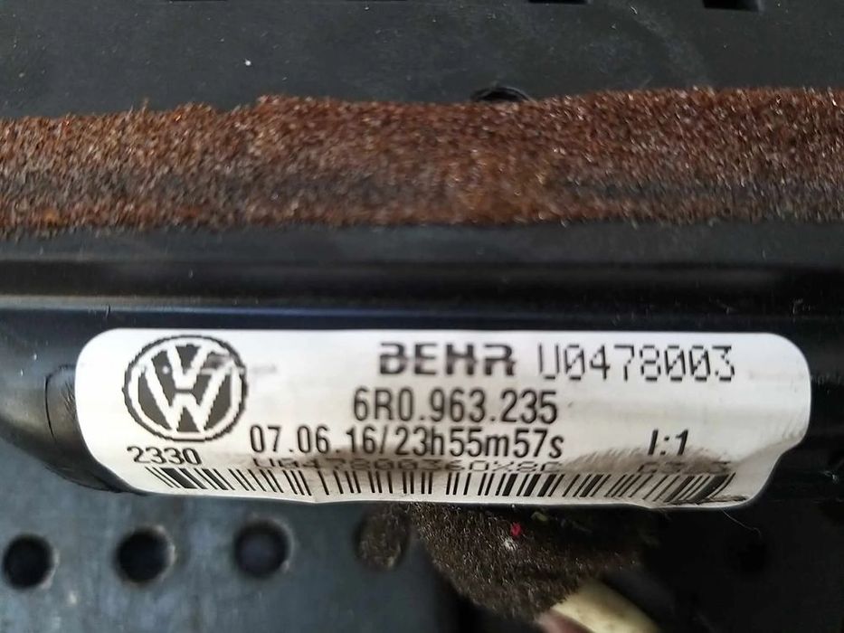 Rezistenta electrica bord vw polo 6r 6r0963235