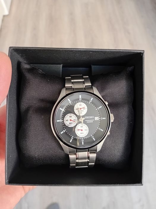 Мужские часы Seiko Chronograph 100M (Оригинал)