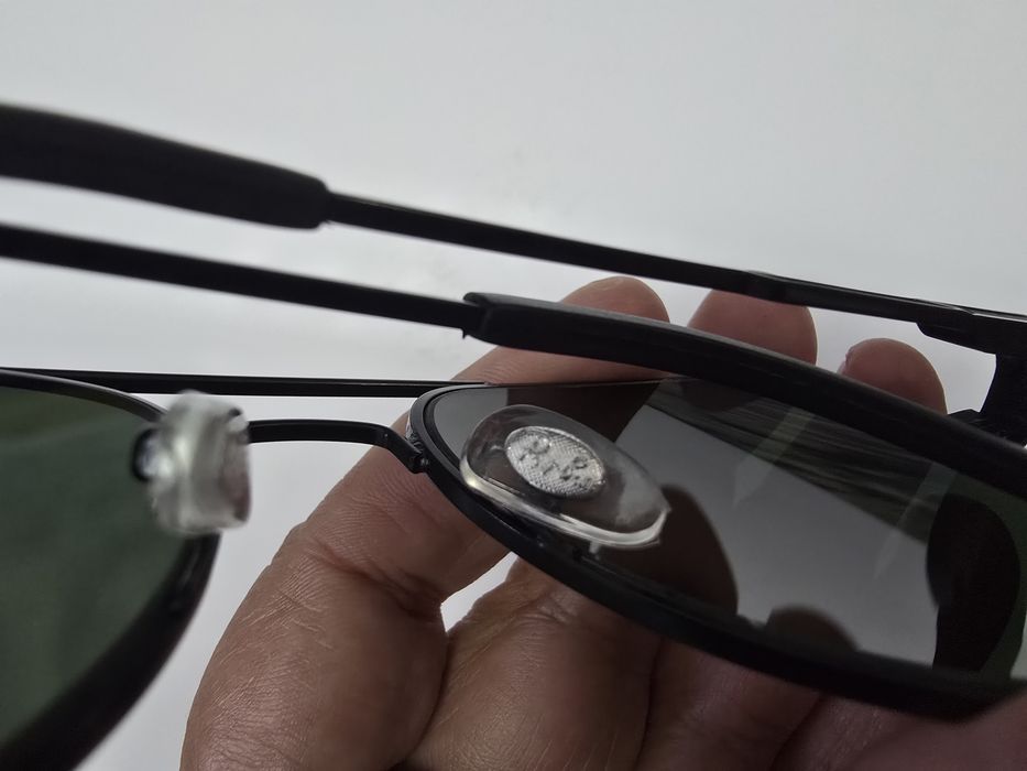 Ochelari de soare Rayban RB5843, noi, lentila sticla, rama neagra, verde