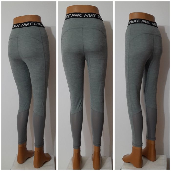 Colanti NIKE PRO cu insertii de plasa si tehnologie Dri-Fit sport nr M