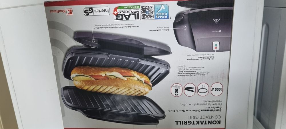 Sandwich maker, contact grill 1000w SwitchOn