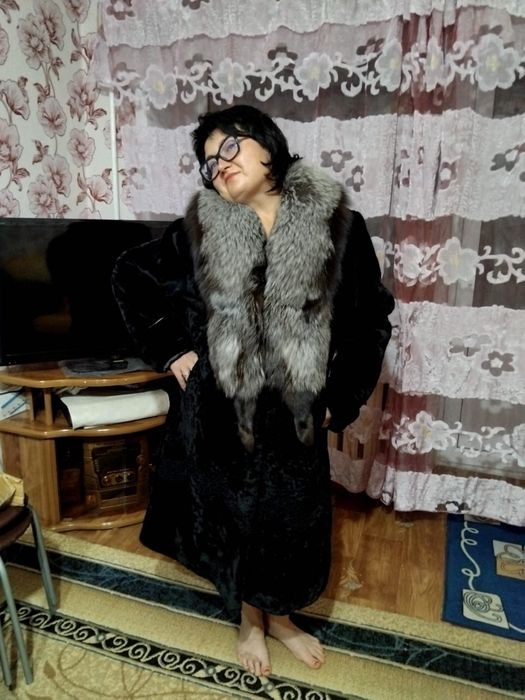 Шуба цигейковая натуральная