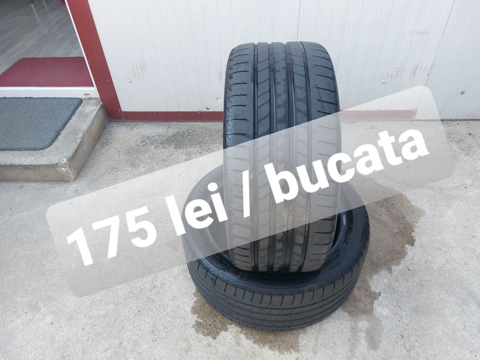 175 lei bucata! Doua anvelope de vara 255 40 r18 Bridgestone dot 2023