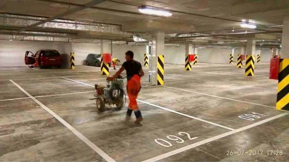 Разметка парковок