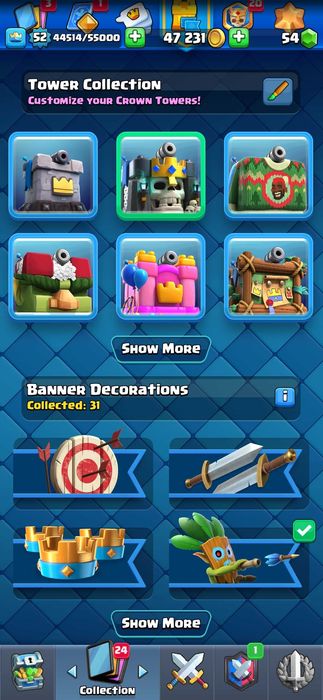 10k clash royale acaunt