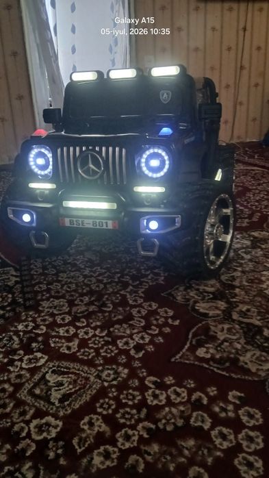 Bolalar elektr mashinasi sotiladi. Holati juda yaxshi, hamma joyi butu