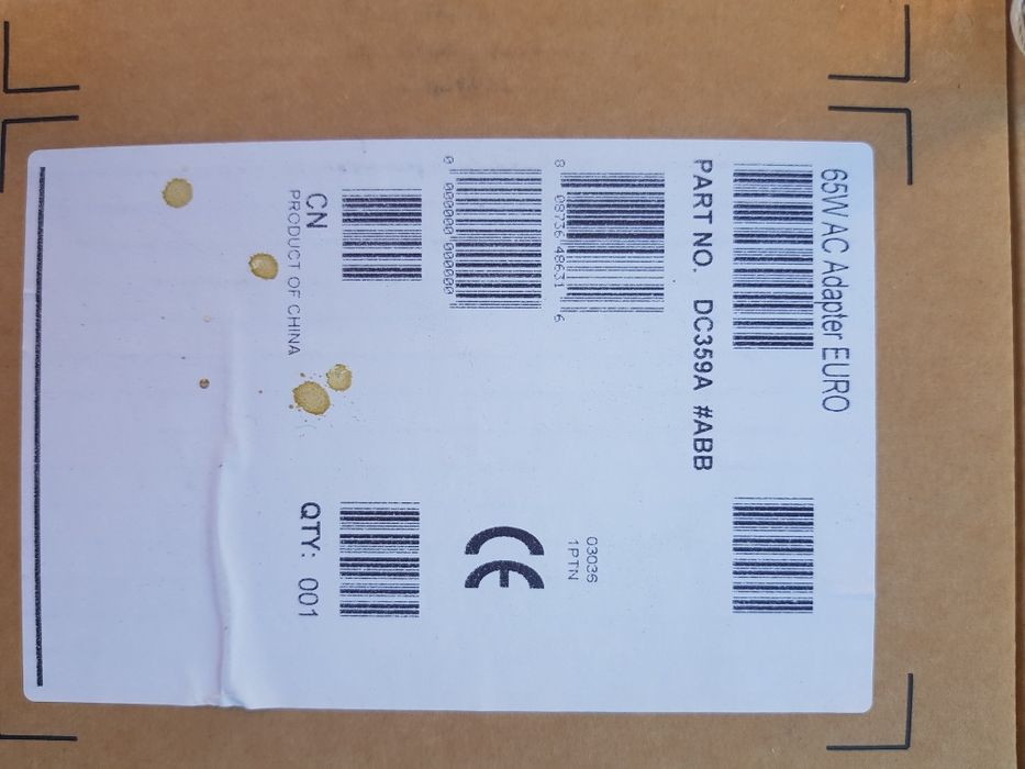 Incarcator laptop Hp  65w original!  Sigilat