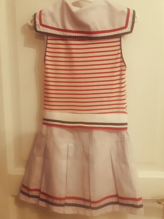 Летнее платье (матроска) для девочек