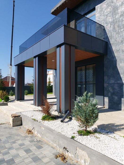 Отделка фасадов зданий