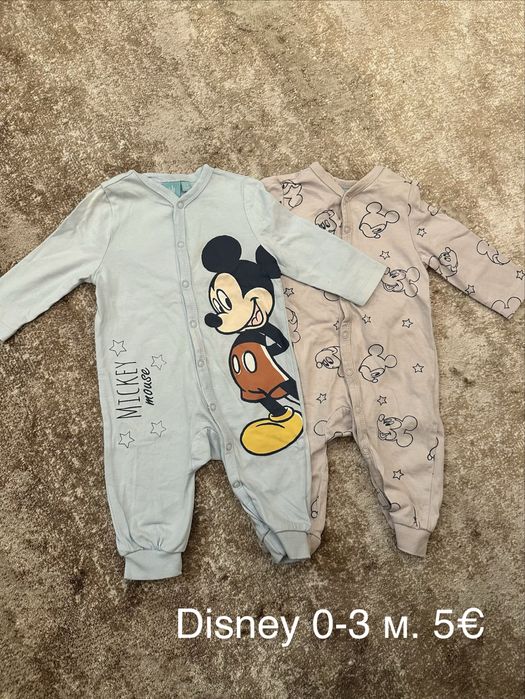 Лот дрехи 0-3 м и 3-6 м ромпъри, бодита, комплекти, космонавт