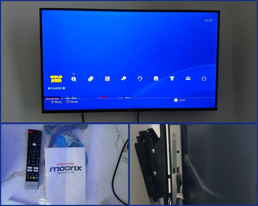 43 smart tv Moonx yangi