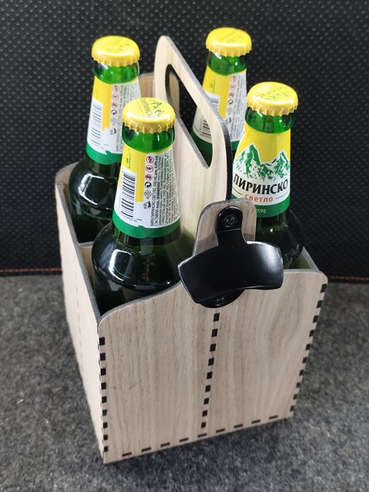 Дървена касетка за бира – за бутилки или кенчета