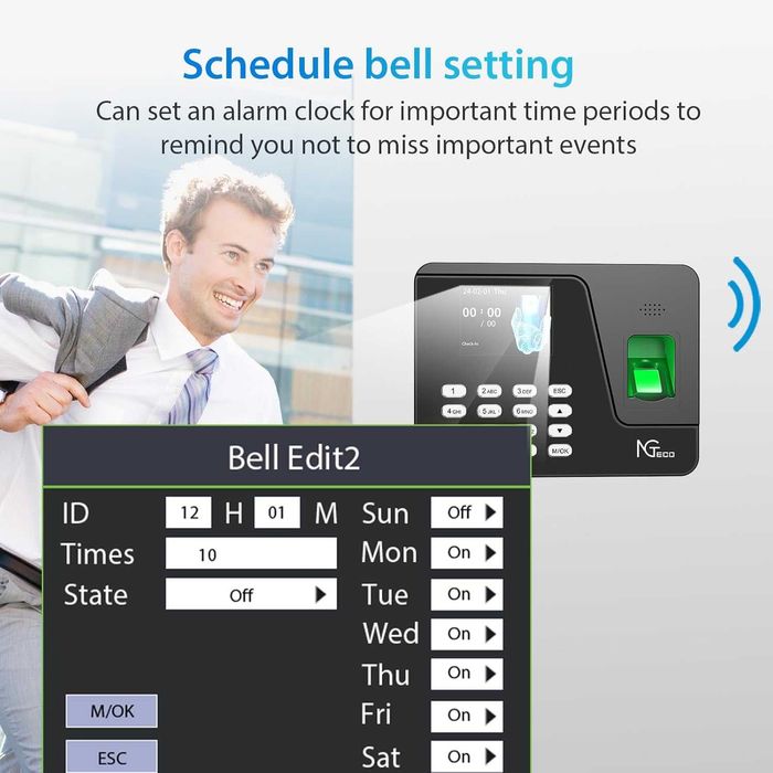 Aparat Pontaj (prezenta) Amprenta+ COD, 500 Utiliz, REDUS de la 500RON