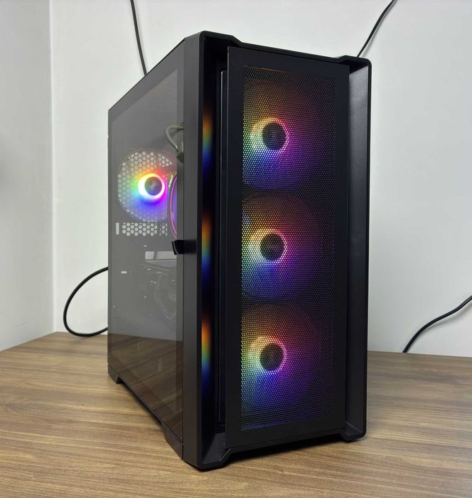 НОВ Геймърски Компютър Гаранционен R5 5600, RX 7600 EVO OC 8GB, 1TB SSD, 16GB RAM