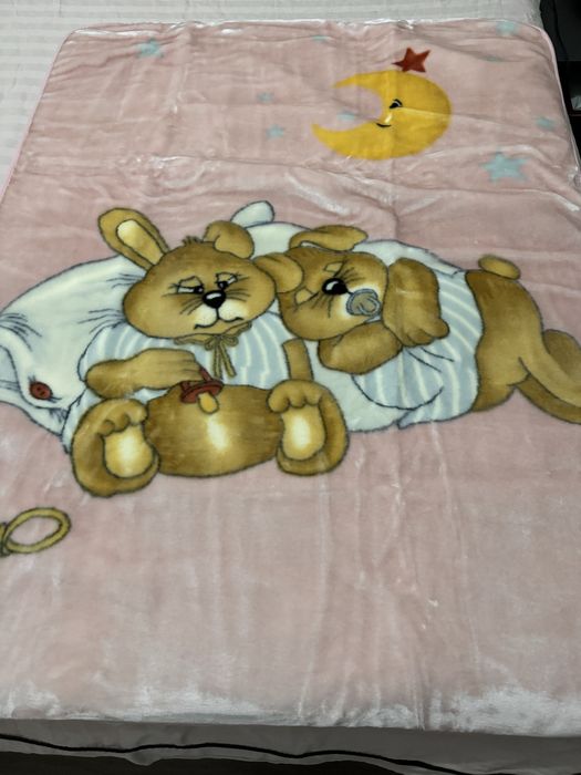 Păturică groasă roz