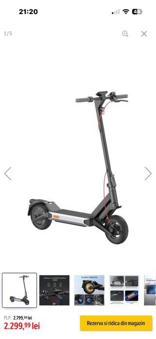 Trotineta electrica Navee S40