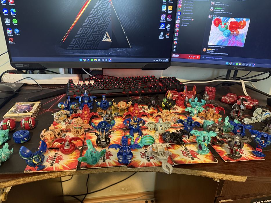 Много Bakugan-и от генерация 1