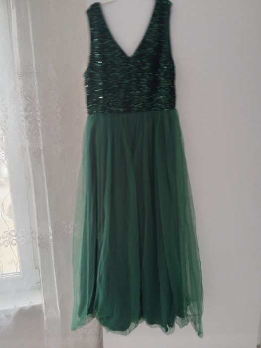 Рокля  зелена добро състояние