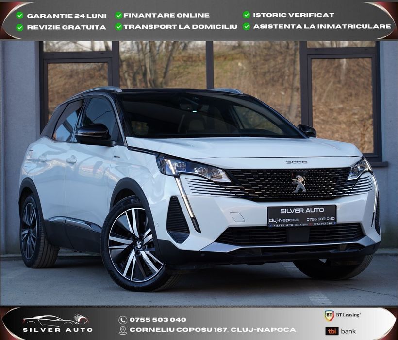 Peugeot 3008 4x4 300 cp GT Full Hybrid  Trapa Garantie 24 luni
