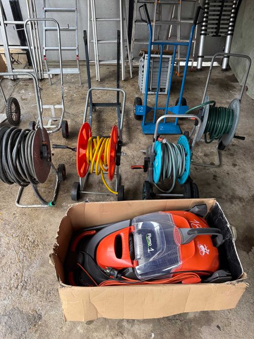 Scara liza carucior tambur apa masina tuns iarba