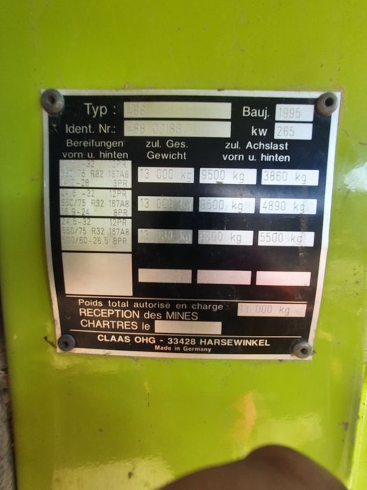 Dezmembram Claas Jaguar 840 tip:488 — poza 7