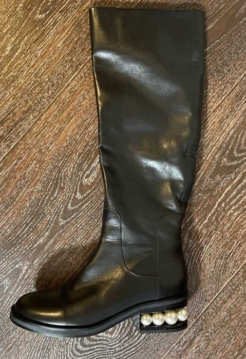 сапоги, кожа новые