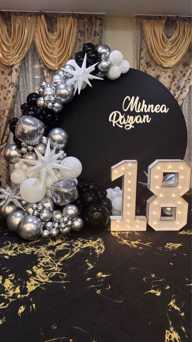 Aranjamente baloane, Arcada baloane, Arcada Majorat, Cutie Barbie