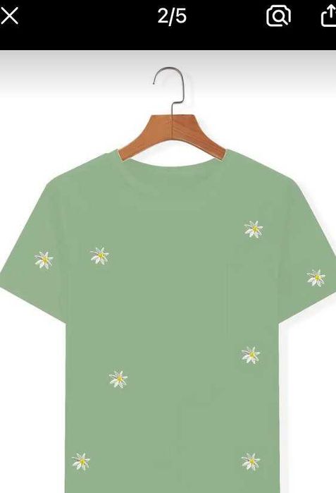 Нарядная футболка с вышивкой