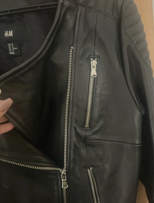 Jacheta  piele naturala H&M