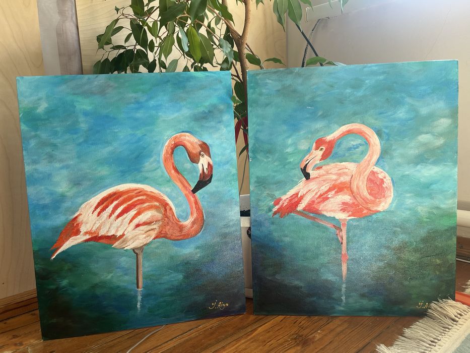 Картины масло, акрил