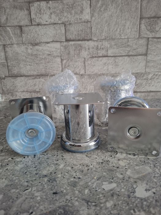 Picioare pat/ mobila  inox