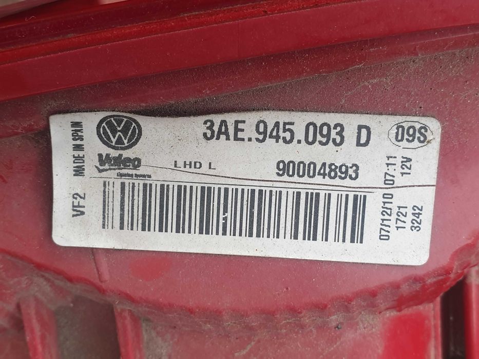 Оригинални стопове Валео за Пасат Б7 седан.