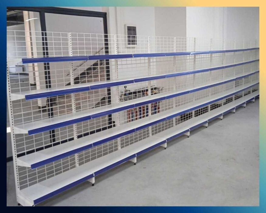 Металлические стеллажи, metall stellajlar, savdo polka, savdo tokcha