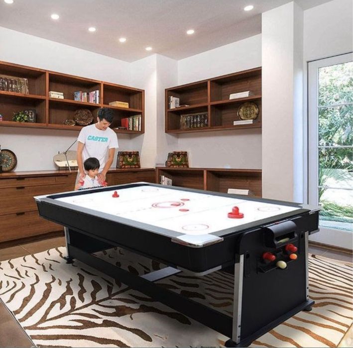 Игровой стол 4в1 бильярд аерохоккей стол теННис