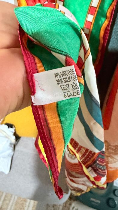 Eșarfă 100% mătase dimensiunea mare