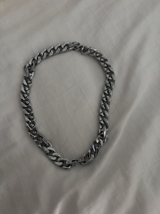 Lanț Louis Vuitton Monogram Chain Links Necklace – Argintiu