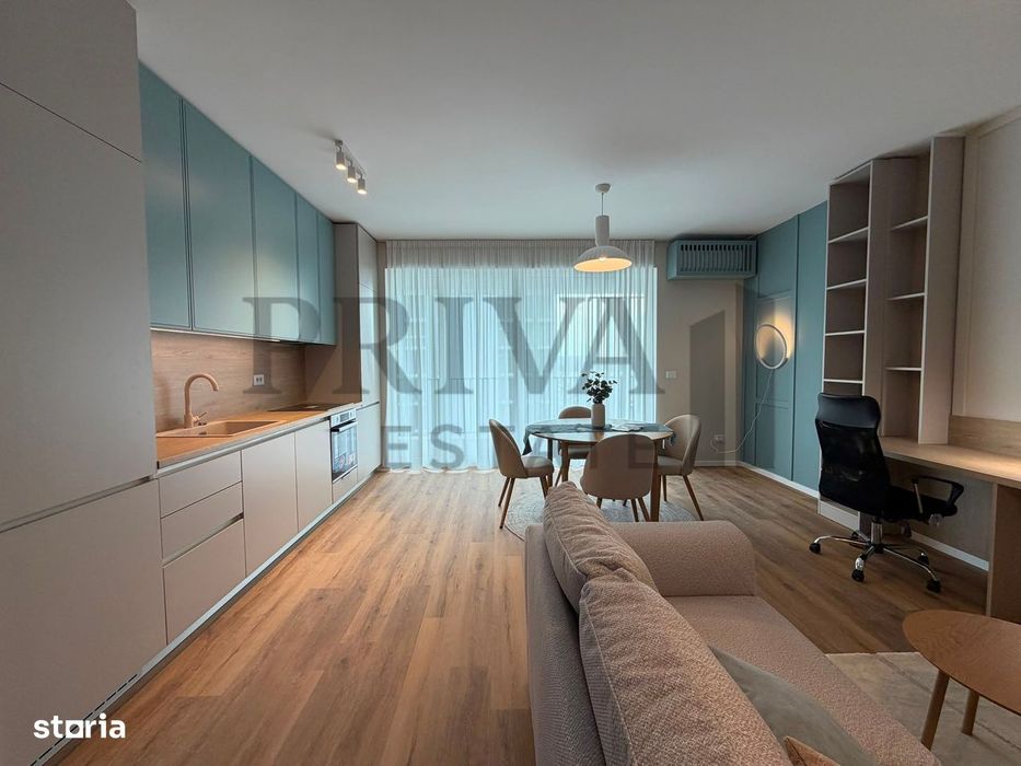 Apartament premium 2 camere mobilat, 55 mp, etaj 3, Nord One Torontal
