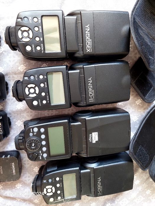 triggere-receivere  pentru DSLR Canon