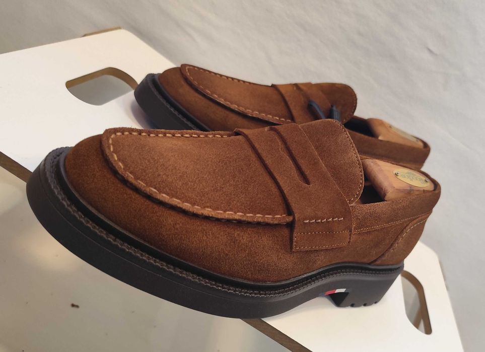 Pantofi loafer 40.5 41 penny Tomy Hilfiger NOI piele naturala moale